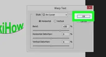 curvar texto en Photoshop