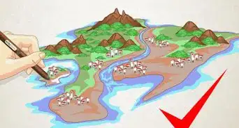 dibujar un mapa de un lugar imaginario