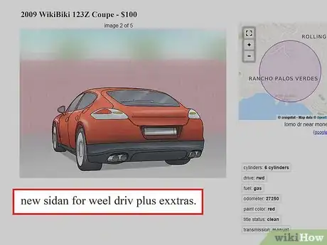 Imagen titulada Spot Car Scams on Craigslist Step 2
