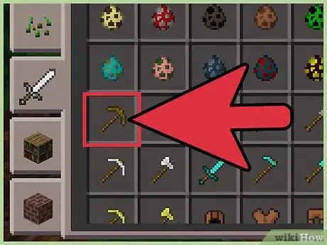 Imagen titulada Make a Pickaxe on Minecraft Step 16