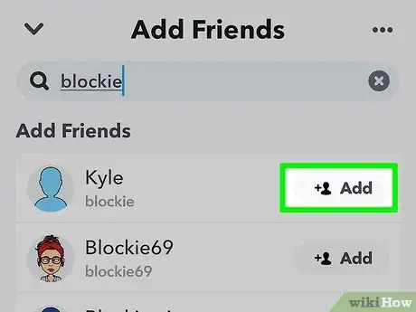 Imagen titulada Find Someone on Snapchat Without Them Knowing Step 11