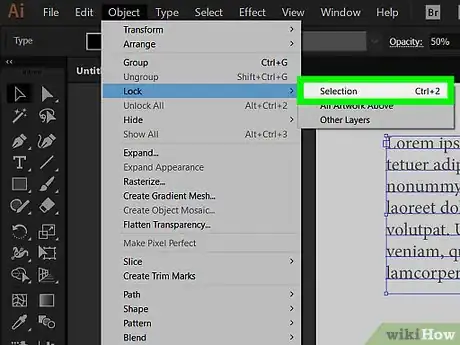 Imagen titulada Create a Watermark in Adobe Illustrator Step 19