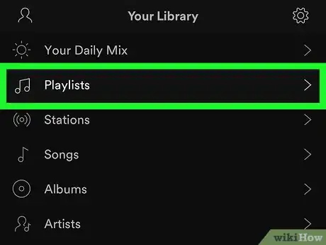 Imagen titulada Add Songs to Someone Else's Spotify Playlist on iPhone or iPad Step 3
