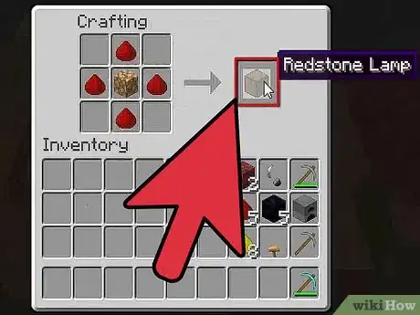 Imagen titulada Make a Redstone Lamp in Minecraft Step 5