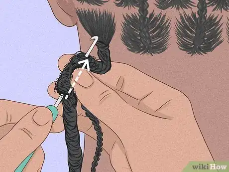 Imagen titulada Do Faux Locs Step 19