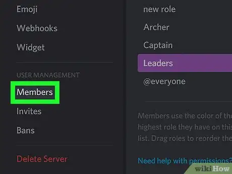 Imagen titulada Assign a Mod in a Discord Server on a PC or Mac Step 13