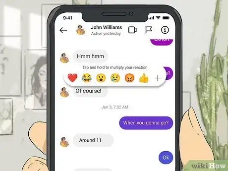Imagen titulada React to Messages on Instagram Step 6