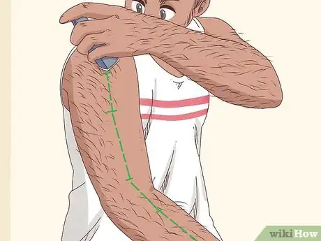 Imagen titulada Trim Arm Hair Step 6