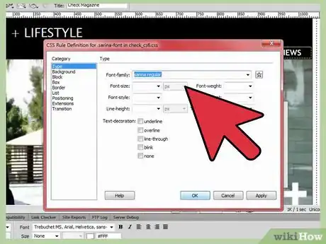 Imagen titulada Add a Font to Dreamweaver Step 12