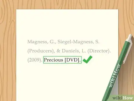 Imagen titulada Cite a Movie in APA Step 4