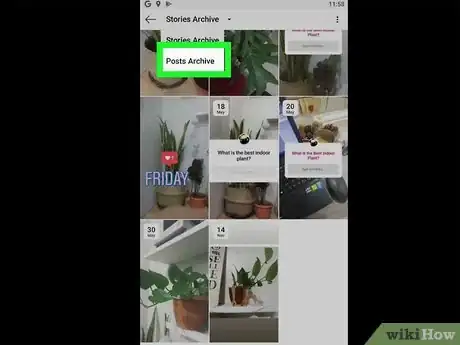 Imagen titulada See Archived Posts on Instagram on PC or Mac Step 16