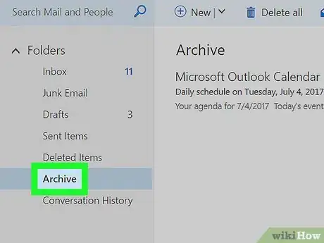 Imagen titulada Access Archived Emails in Outlook Step 3
