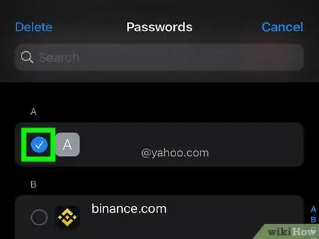 Imagen titulada Delete Saved Passwords from the iCloud Keychain on iPhone or iPad Step 6