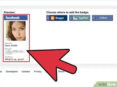Imagen titulada Get a Facebook Badge Step 4