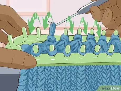 Imagen titulada Knit a Blanket on a Loom Step 15.jpeg