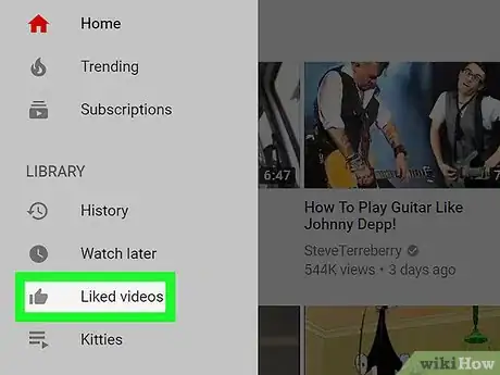 Imagen titulada View Your Liked Videos in YouTube Step 3