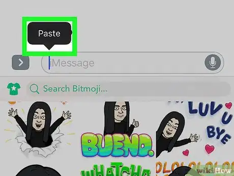 Imagen titulada Send Bitmoji in Text on iPhone or iPad Step 8