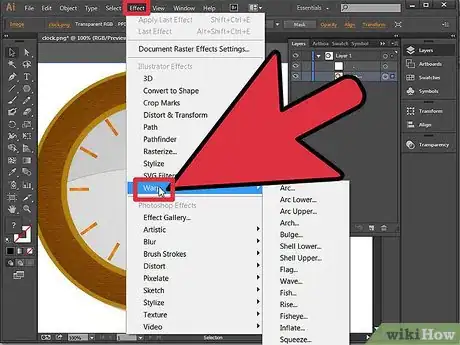 Imagen titulada Warp an Object in Adobe Illustrator Step 3