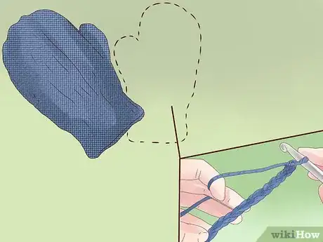 Imagen titulada Crochet Mittens Step 23