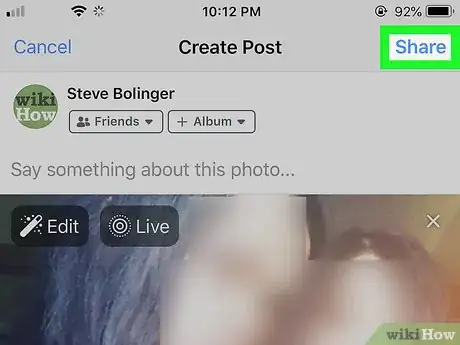 Imagen titulada Share Live Photos on Social Media Step 7