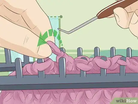 Imagen titulada Knit a Blanket on a Loom Step 16.jpeg