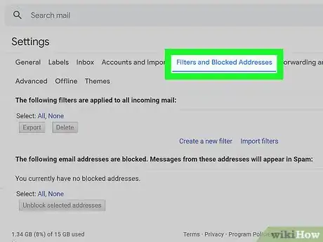 Imagen titulada Delete a Filter in Google Gmail Step 5