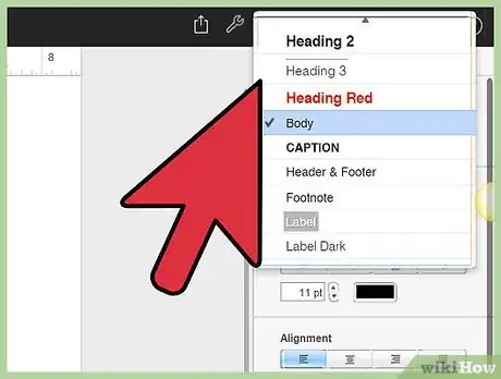 Imagen titulada Double Space in Pages Step 3