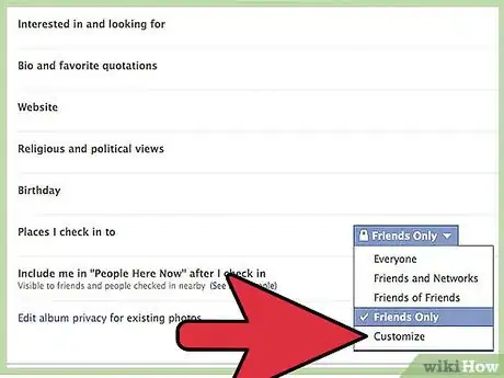 Imagen titulada Disable Facebook Places Step 4