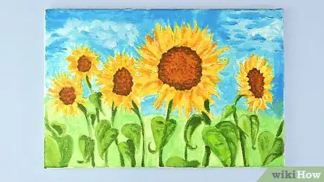 Imagen titulada Paint a Sunflower Step 13