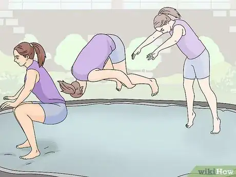 Imagen titulada Land a Front Flip on the Trampoline Step 15