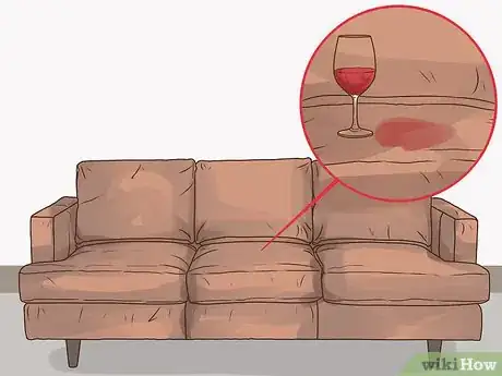 Imagen titulada Remove Red Wine Stains from Leather Step 1
