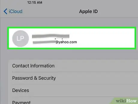 Imagen titulada Change Your Primary Apple ID Address on an iPhone Step 3