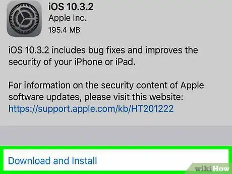 Imagen titulada Update iOS Step 4