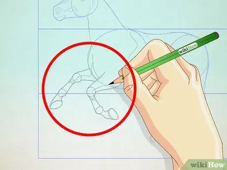 Imagen titulada Draw a Realistic Looking Horse Step 20