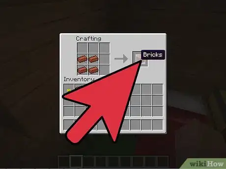 Imagen titulada Build a Brick Fireplace With a Chimney in Minecraft Step 3