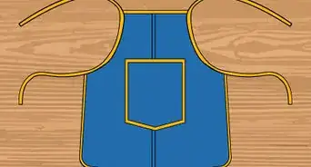 hacer un delantal con unos jeans viejos