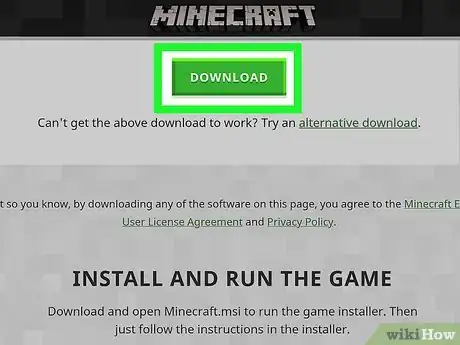 Imagen titulada Download Minecraft Step 8