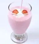 preparar malteadas de fresa