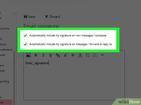 Imagen titulada Add a Signature in Microsoft Outlook Step 6