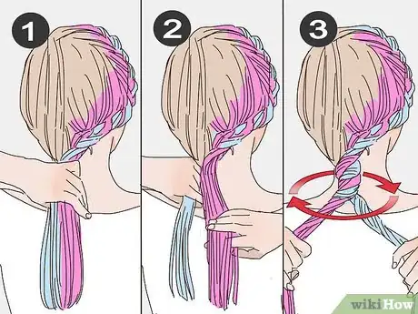 Imagen titulada Do a Twisted Crown Hairstyle Step 7