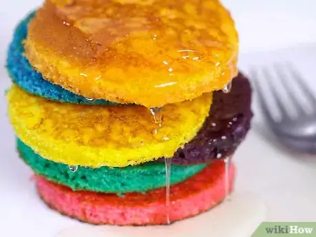 Imagen titulada Make Rainbow Pancakes Step 9