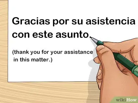 Imagen titulada End a Letter in Spanish Step 3