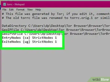 Imagen titulada Set a Specific Country in a Tor Browser Step 8