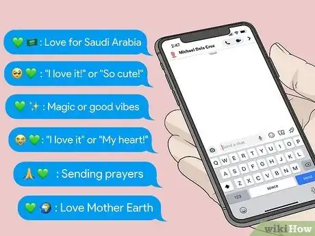 Imagen titulada What Does the Green Heart Emoji Mean Step 8