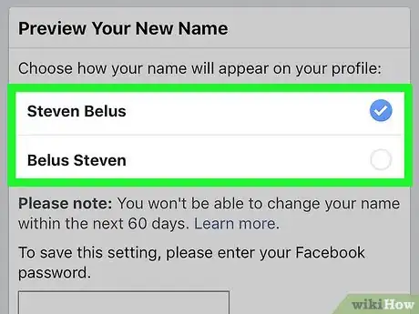Imagen titulada Change Your Name on Facebook Step 9