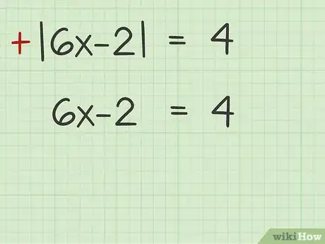 Imagen titulada Solve Absolute Value Equations Step 4