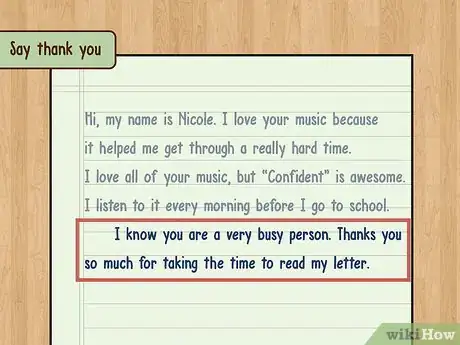 Imagen titulada Write a Fan Letter (Preteen) Step 3