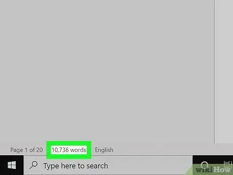 Imagen titulada Check a Word Count in Microsoft Word Step 19
