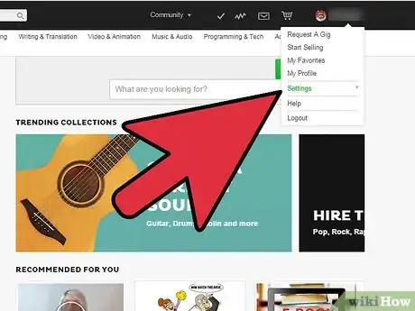 Imagen titulada Change Your Profile Picture on Fiverr Step 3