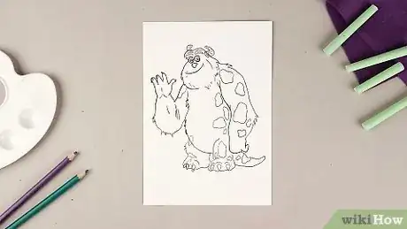 Imagen titulada Draw Sully from Monster's Inc Step 9